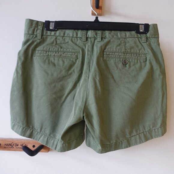 J.Crew JCrew #682925 Cotton Green 5" inseam Chino Shorts 4 - Picture 4 of 9